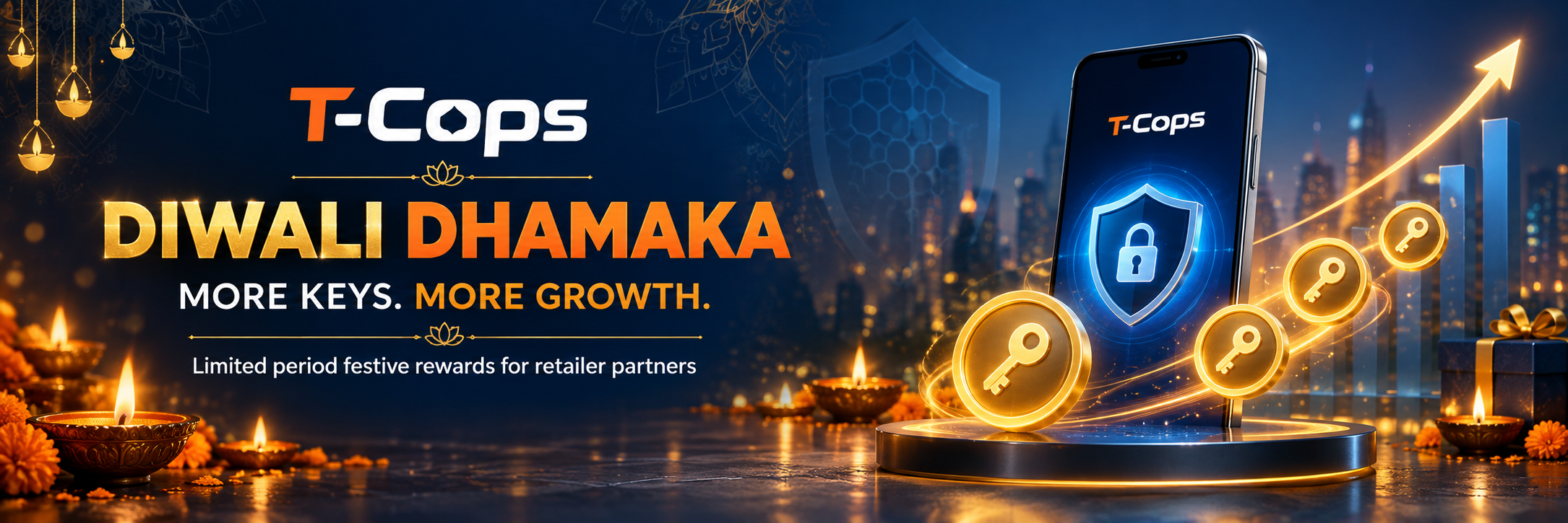 T-Cops Diwali Dhamaka retailer rewards offer